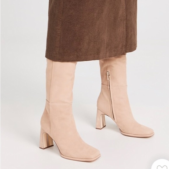 Sam Edelman • Suede Tall Heeled Boots - Picture 10 of 12